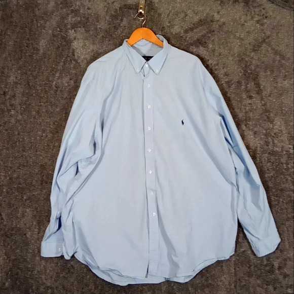 Polo Ralph Lauren button down long sleeve small pony office career men's 3XT tal - Picture 3 of 7